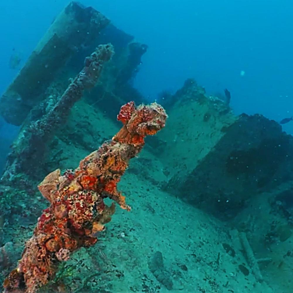 underwater view of a swimming pool