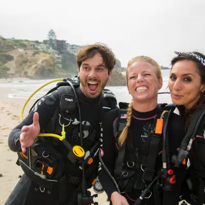 a group of people posing for the camera